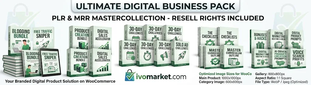 Ultimate Digital Business Pack – PLR & MRR Master Collection