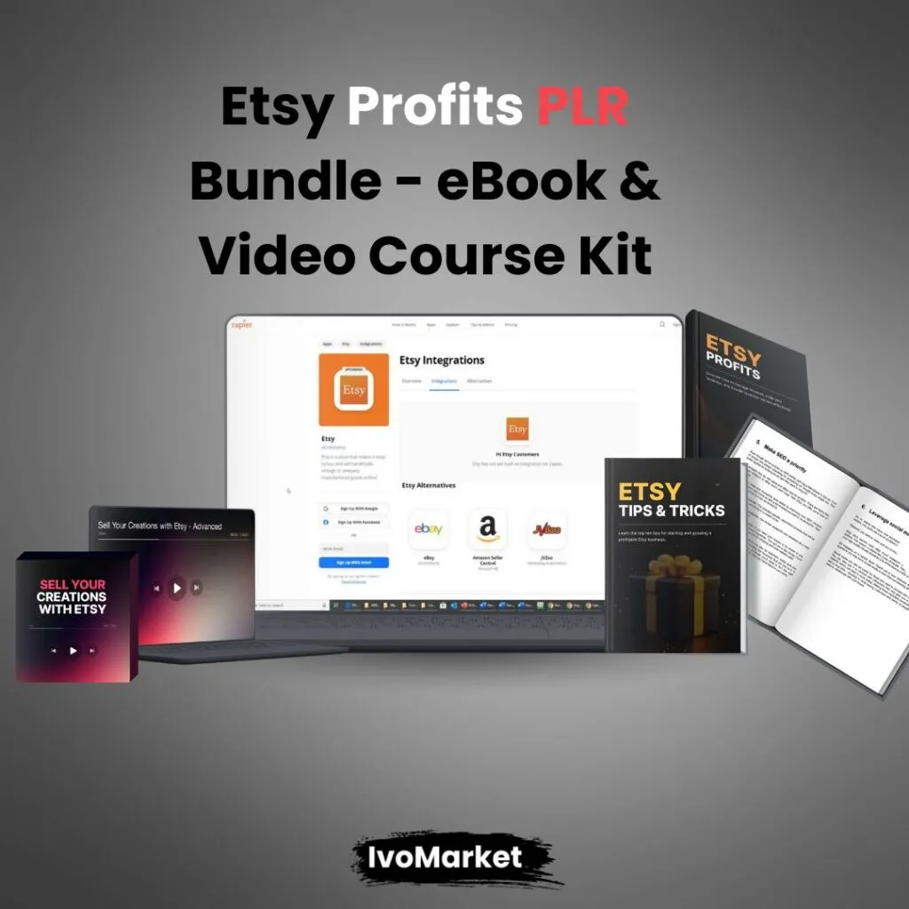Etsy Profits PLR Bundle - eBook & Video Course Kit