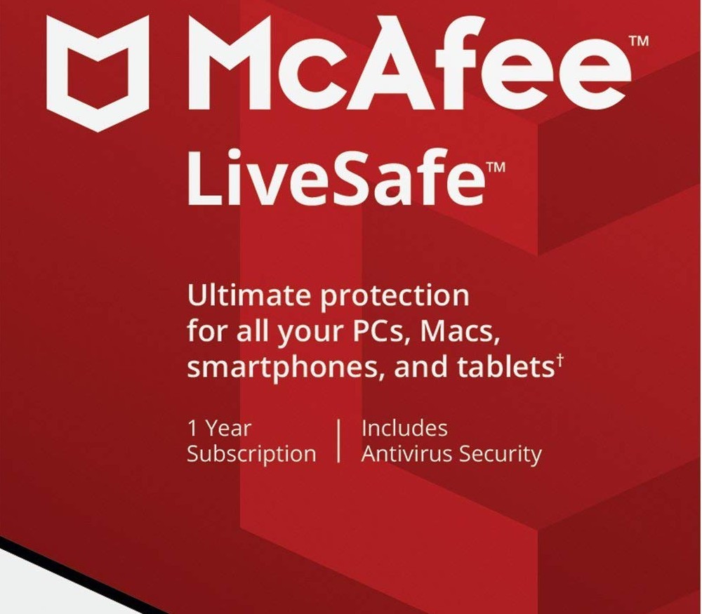 McAfee LiveSafe 2024 Key (1 Year / 1 Device)
