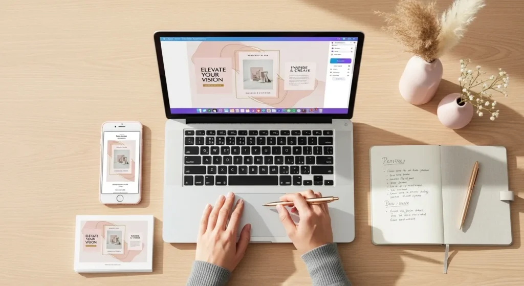 Canva template business