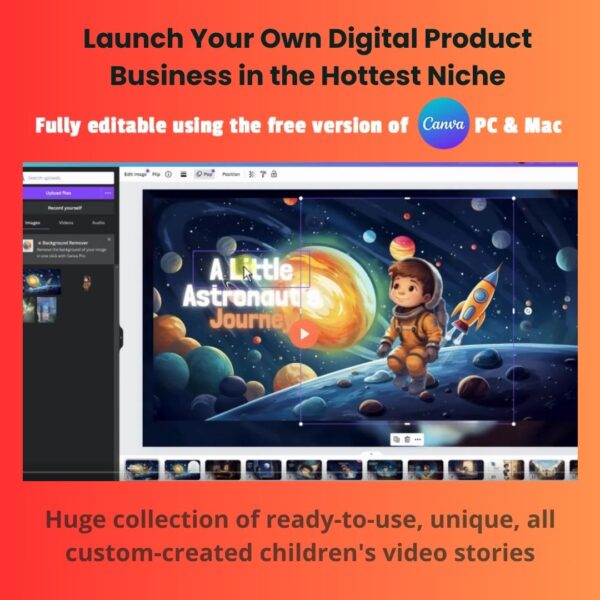 Fully Editable, Interactive Kids Video Stories