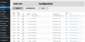 Api-Smm-Panel-Plugin ivomarket