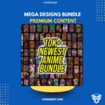 Mega Designs bundle 10,000 ,Anime, And Logo Styles Featuring Premium Content 2025