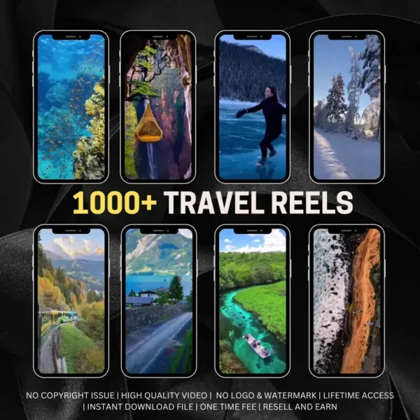 30,000+ Viral Faceless Reels to Monetize | PLR + MRR Pack