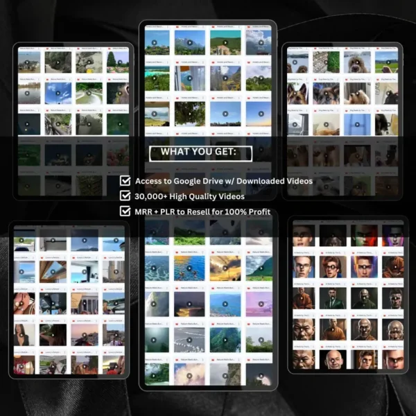 30,000+ Viral Faceless Reels to Monetize | PLR + MRR Pack