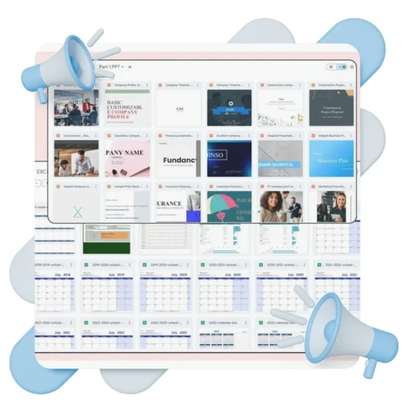 2000+ Office Templates Bundle | Editable Docs & Spreadsheets for Business