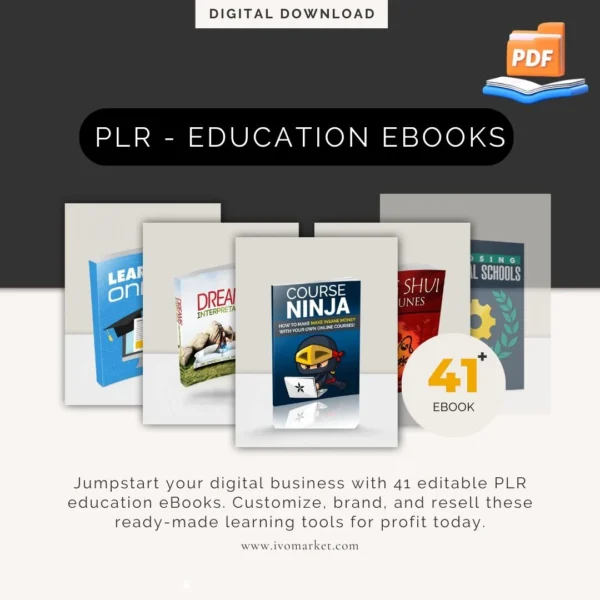 PLR education eBooks
