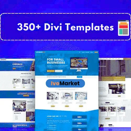 350+ Premium Divi Templates Bundle | Fast & SEO-Optimized Designs