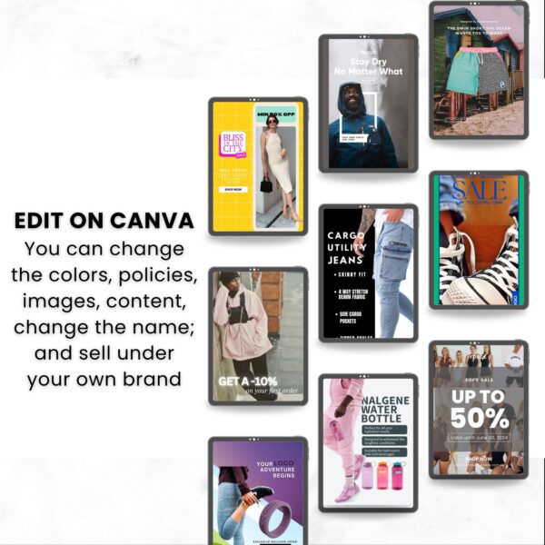 200+ Editable Canva Templates for Fashion Brands - Image 2