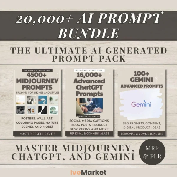 5000+ PLR Digital Product Bundle3