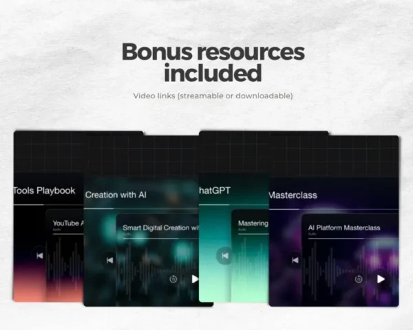 AI MEGA BUNDLE 2025 – 18 Digital Courses & Ebooks on ChatGPT, Claude, Automation, Productivity - Image 2