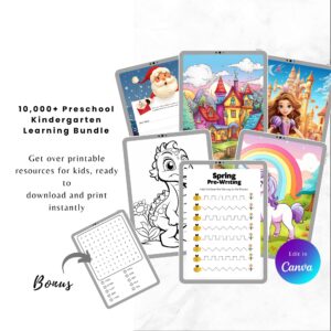 preschool learning bundle