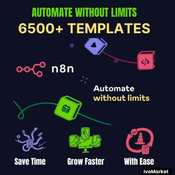 6500+ n8n Workflow Templates: No-Code Automation Bundle (Instant Download)